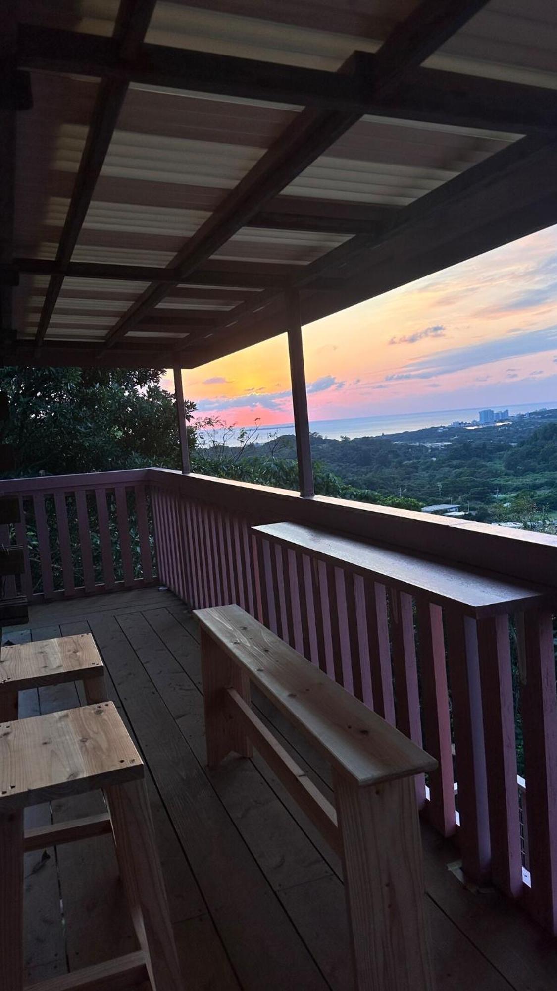 Casablanca Vacation House, 3 Floors, Billiards, Golden View Motobu Exteriör bild